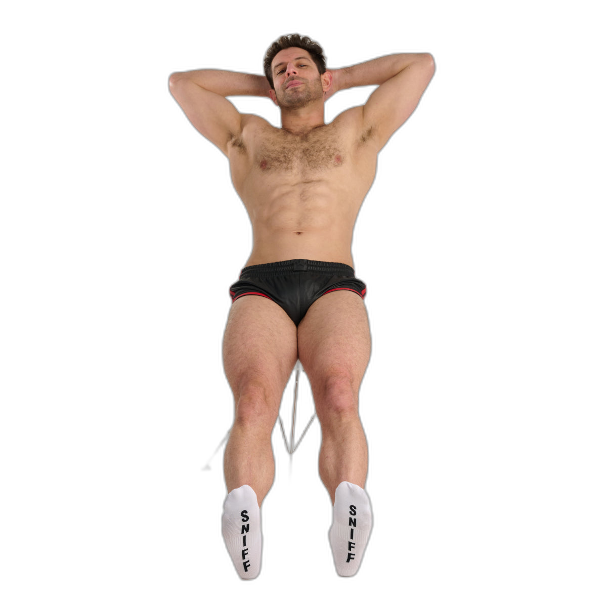 Prowler RED Sniff Ankle Socks White Black
