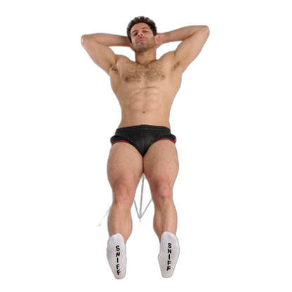 Prowler RED Sniff Ankle Socks White Black
