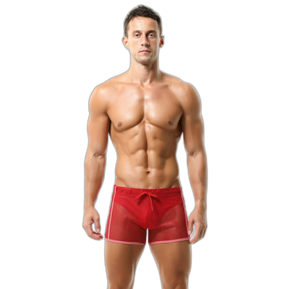 Mesh Low Waist Shorts