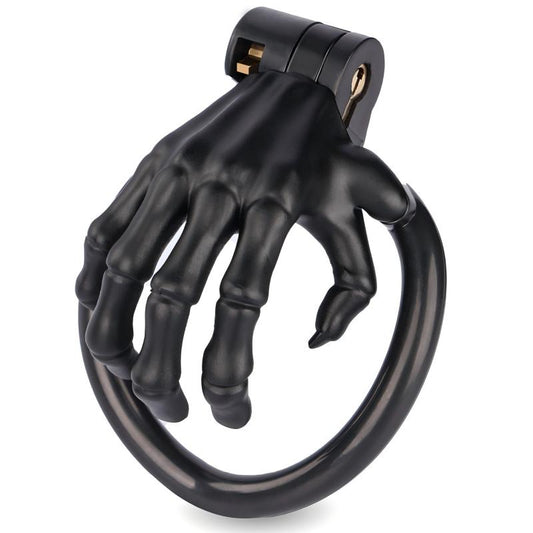 Skeleton Hand Chastity Cage – Lightweight Resin Male Chastity Device