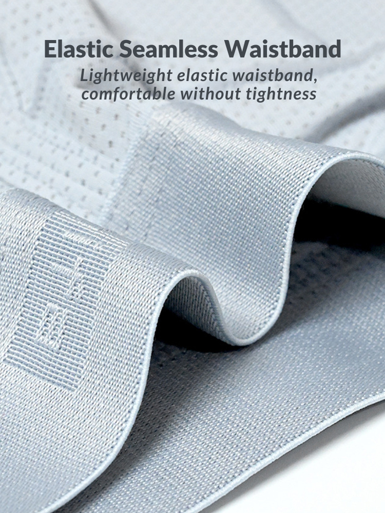 4 Pack Men's Large Pouch Separation Ice Silk Briefs