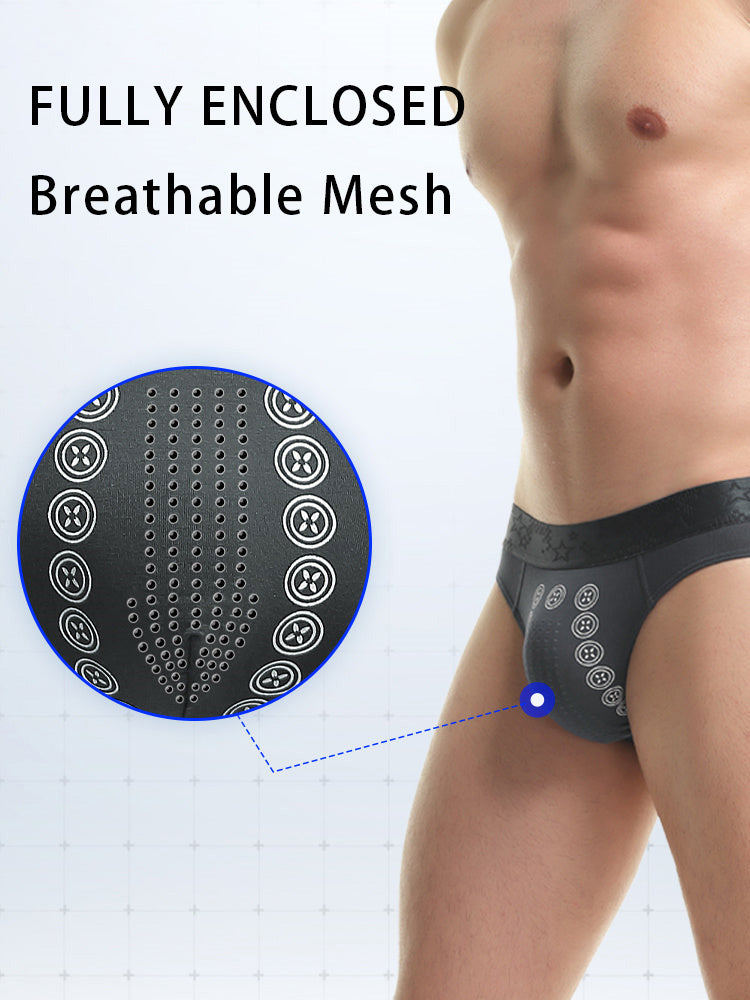 Anion Pit Massage Breathable Briefs Underwear