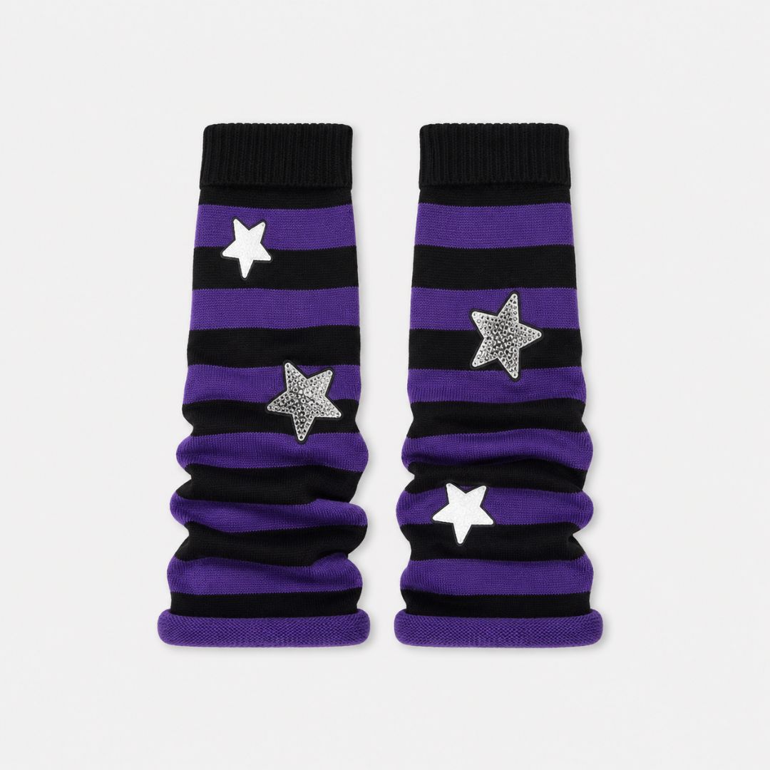 Starlight Stripe Leg Warmers