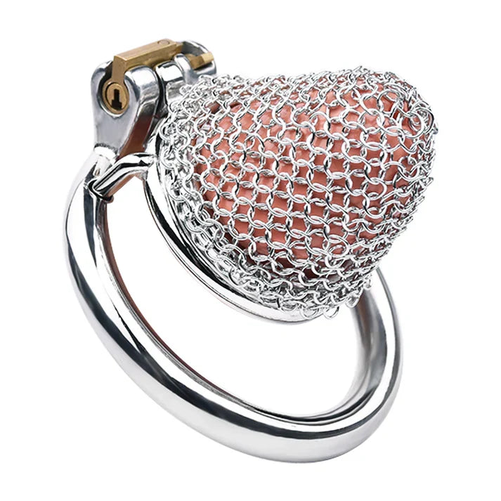 Flexible Stainless Steel Mesh Chastity Cage -5 Sizes | Comfortable & Secure