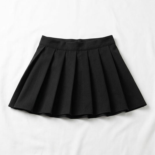 Classic Pleated Mini Skirt