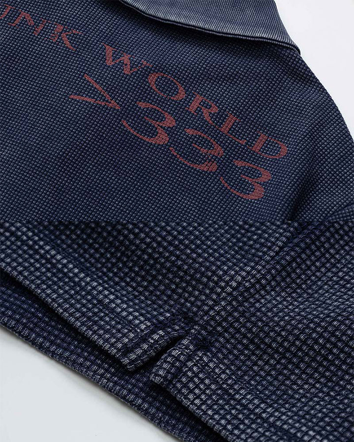 High Street Graphic Textured Washed New Polo T-Shirt