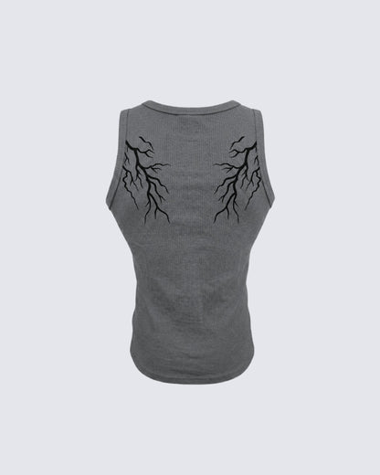 LIGHTNING Series | Street Style Ribbed Tank Top