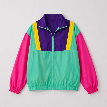 Retro Pop Windbreaker Jacket