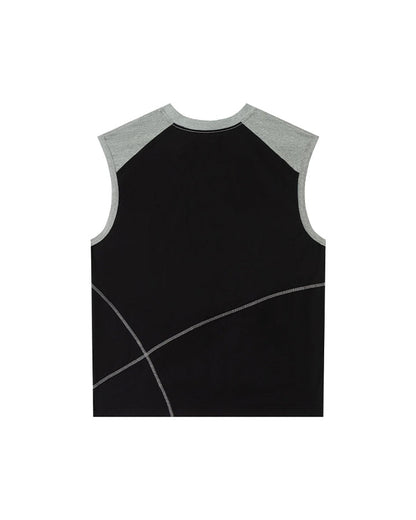 Deconstructed Stitched Ice-Feel Quick-Dry Summer Tank Top