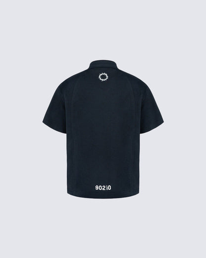 KIIKIO High Street Distressed Graphic Collared Tee