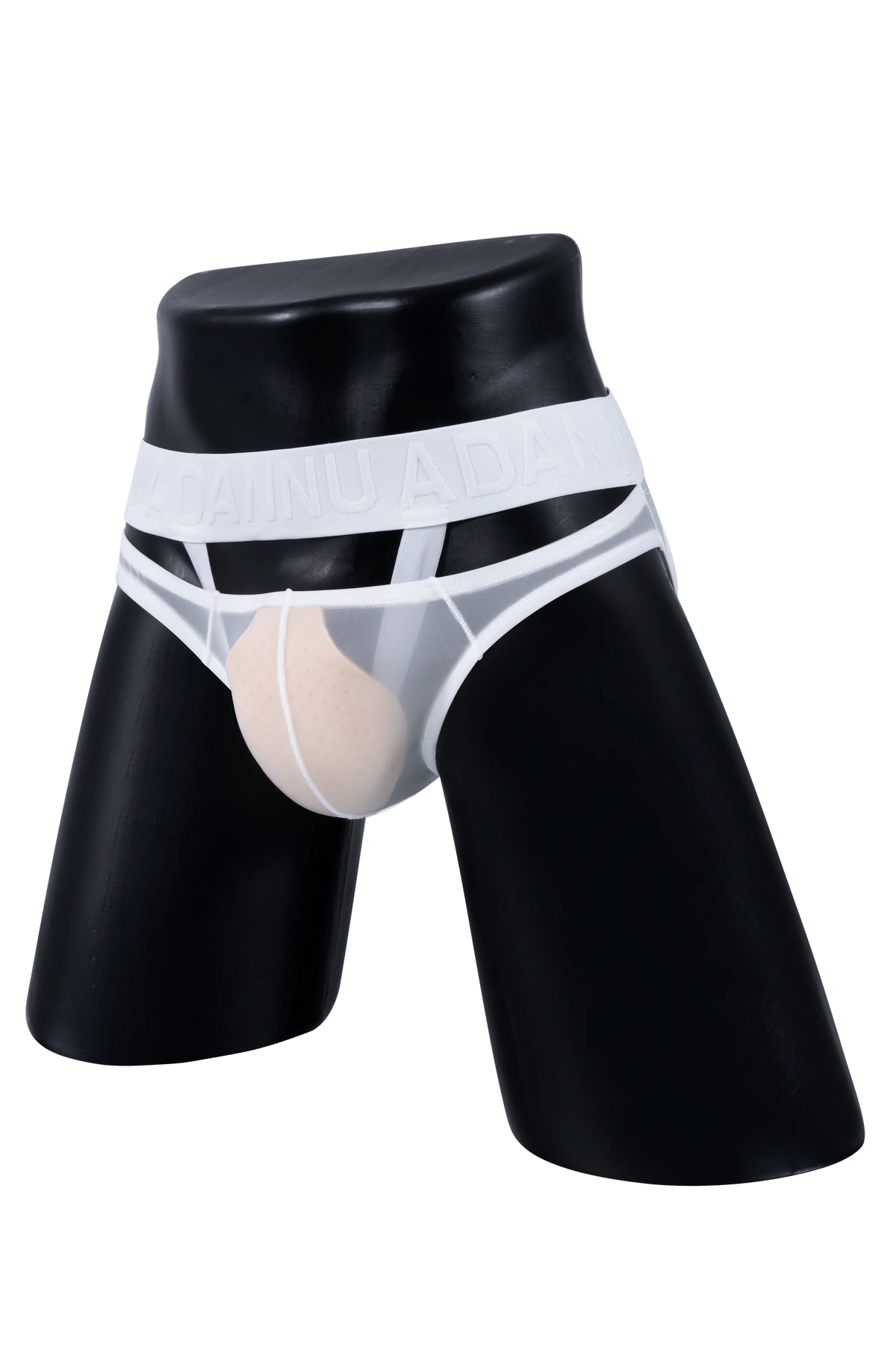 Men’s Sexy Sheer Thong with Ring & Strap Design