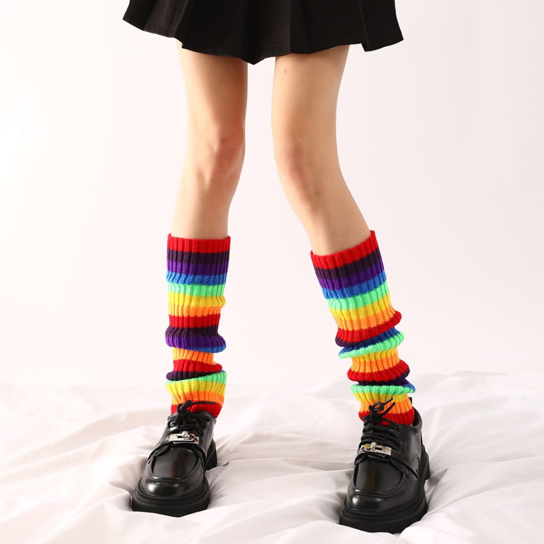Rainbow Dream Leg Warmers
