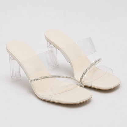 Crystal Veil Clear Heels