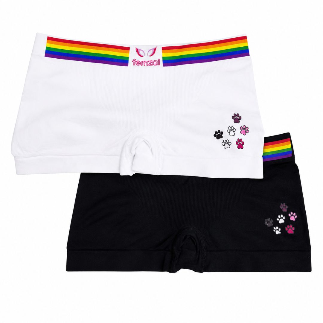 Rainbow Boy Shorts