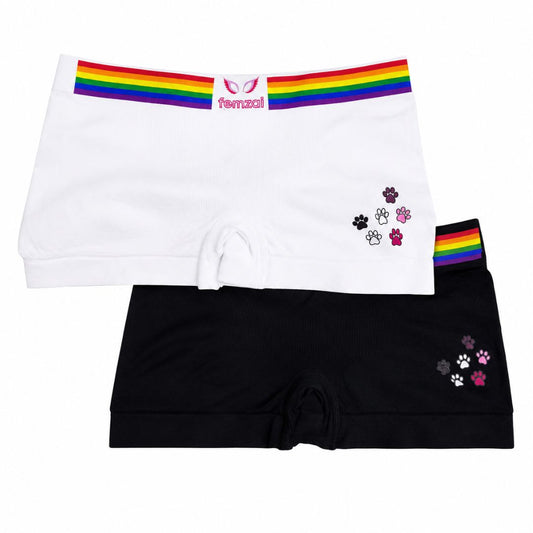 Rainbow Boy Shorts