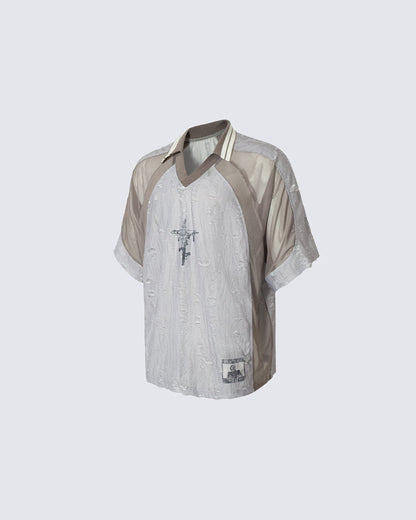 Wasteland Deconstructed Distressed Short Sleeve Tee New