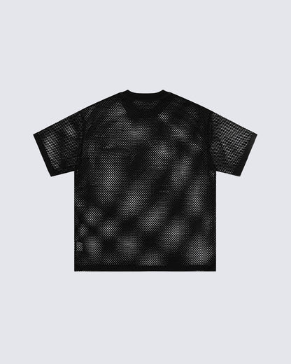 Y2K Racing Graphic Mesh New Short Sleeve Tee