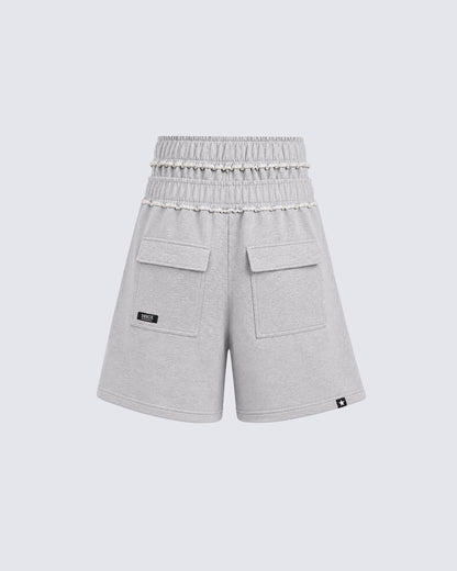 KIIKIO Utility Zipper Shorts