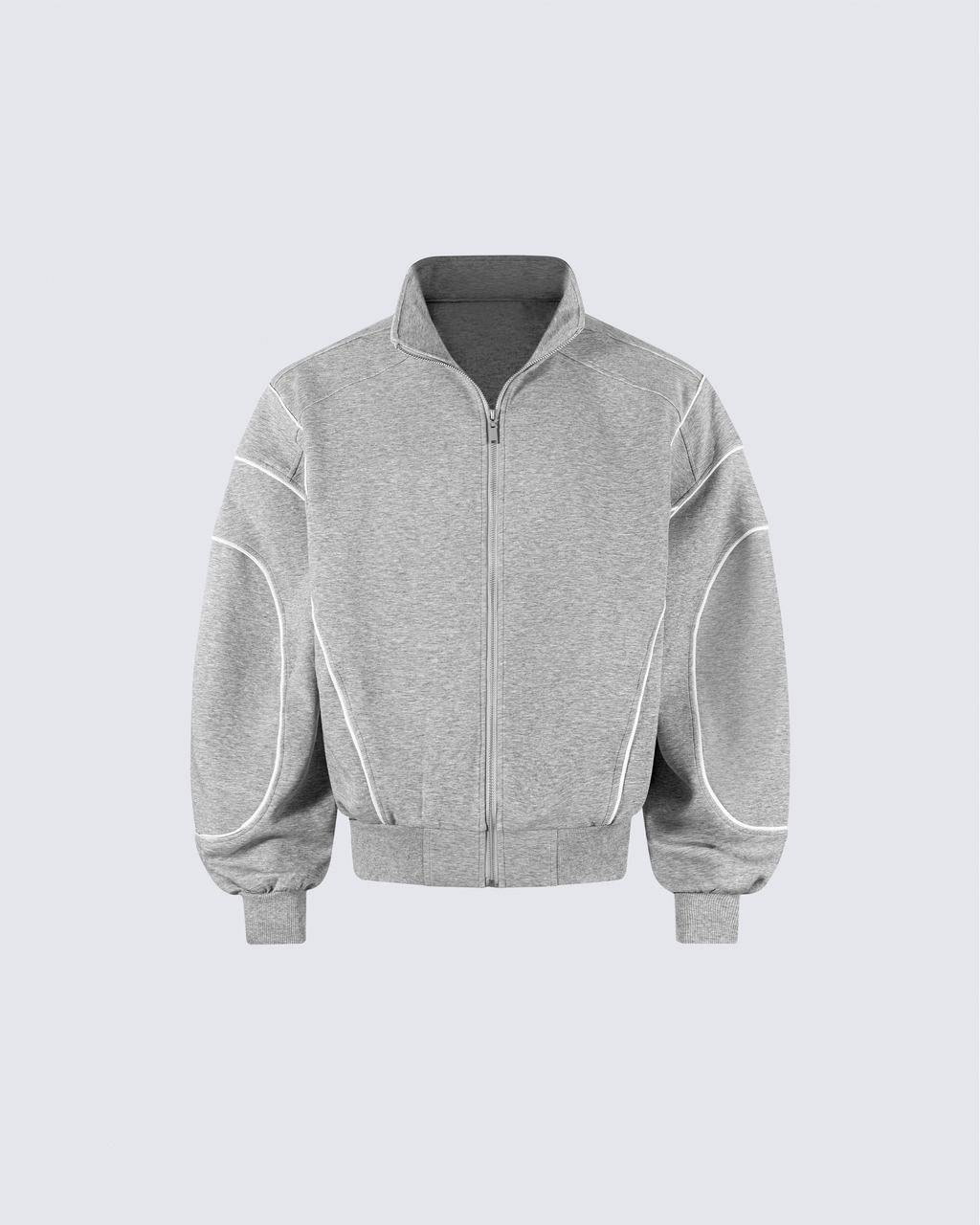 Loose-Fit Sweatpants with White Piping