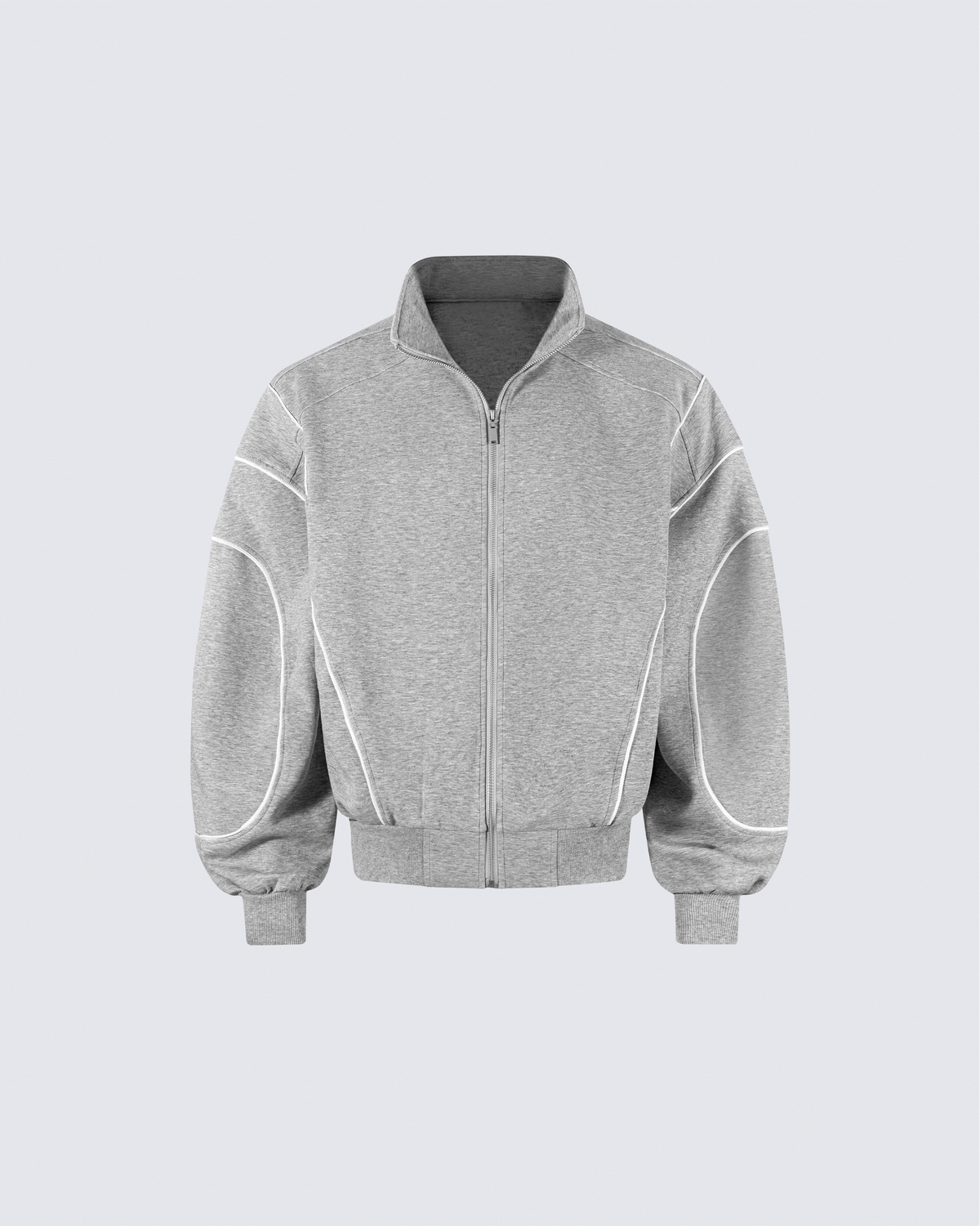 Loose-Fit Sweatpants with White Piping