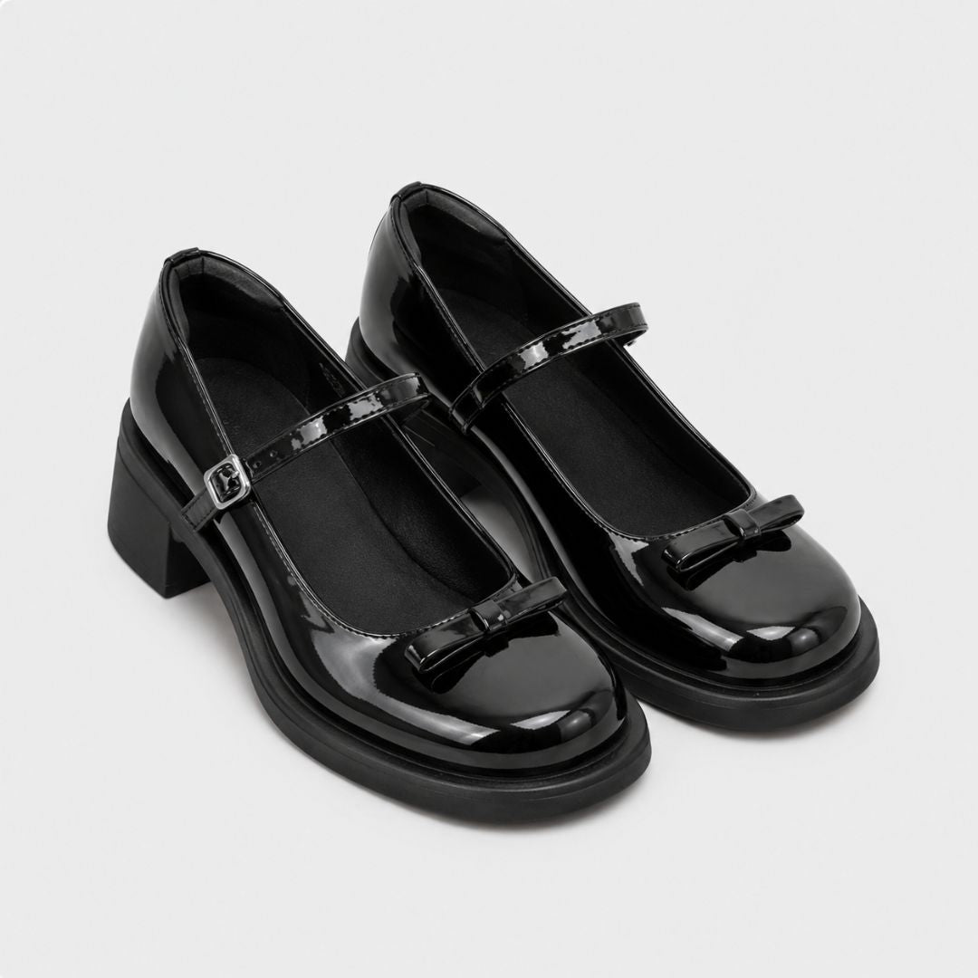 Sweetheart Bow Mary Jane Heels