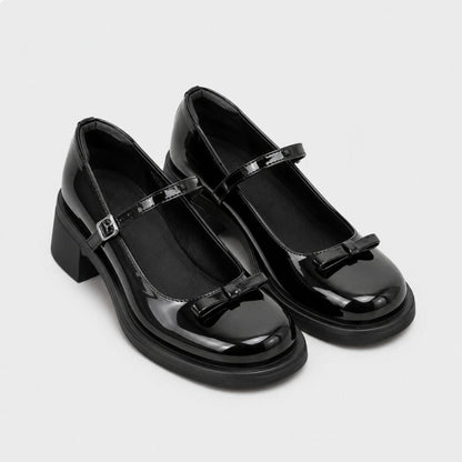 Sweetheart Bow Mary Jane Heels