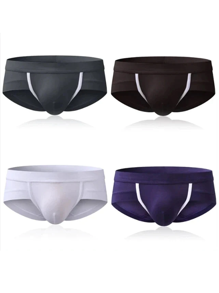 4 Pack Breathable Modal U Convex Pouch Briefs