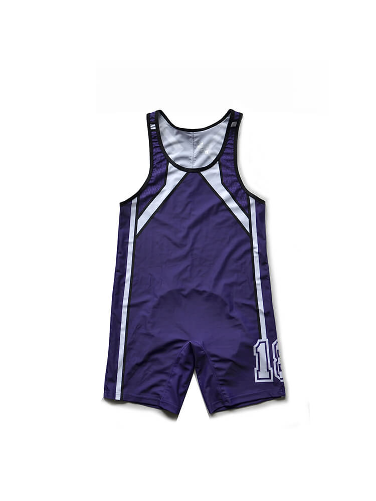 D.M Men's Number 18 Hip Hollow Vest Bodysuit