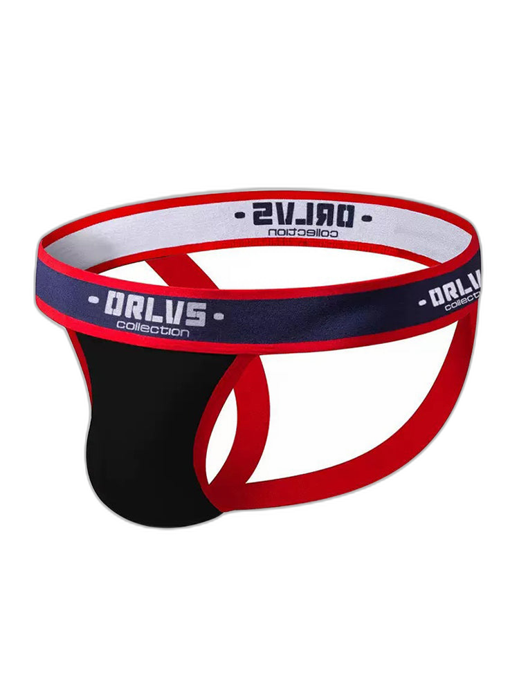 3 Pack Men's U-Pouch Striped Sexy Jockstraps