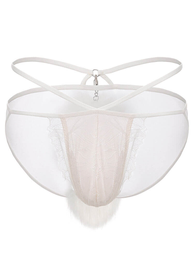Men's Detachable Accessory Sexy Lace Briefs