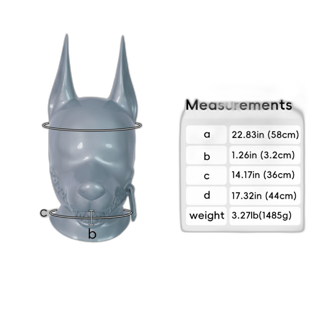 Furrjoi Zipper Dog Hood Silver