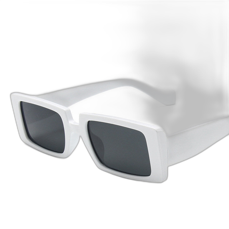 Retro Rectangle Frame Sunglasses