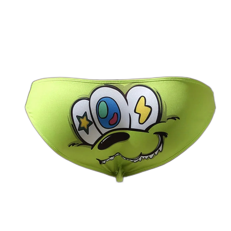 Cartoon Kink Pop Print Men’s Briefs