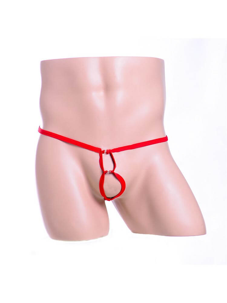 Men's Sexy Front Cutout Thin Straps Thong