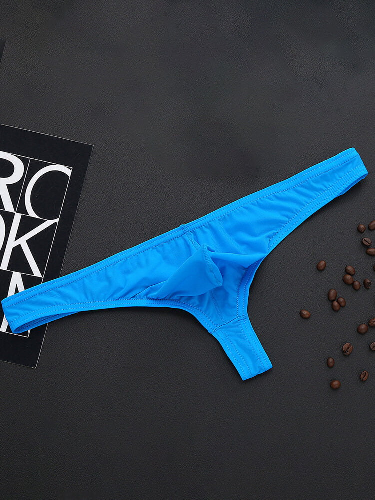 Men's Semi-Transparent Breathable Low-Rise Thong