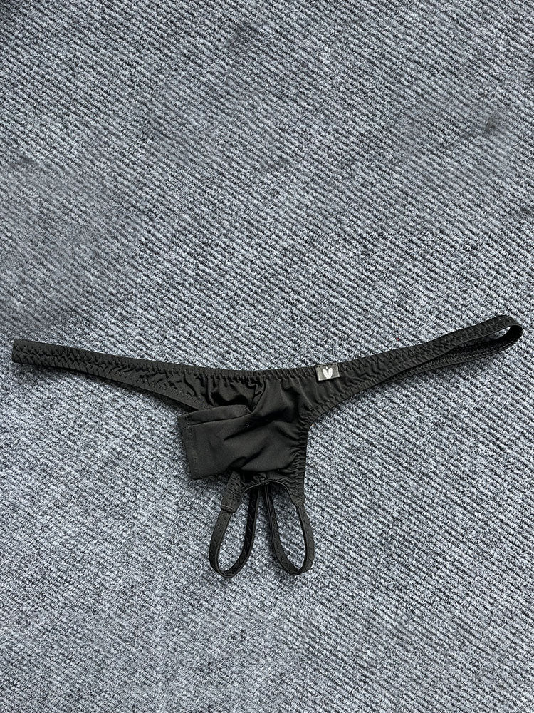 Men's Short Elephant Trunk Thin Thong