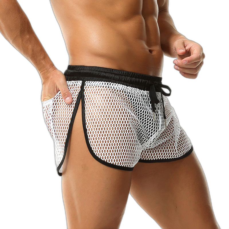 Mesh Split Shorts