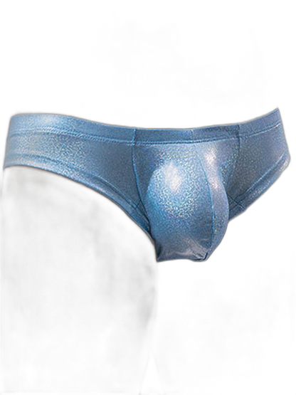 3 Pack Men's Sparkle Thongs in Solid Colors