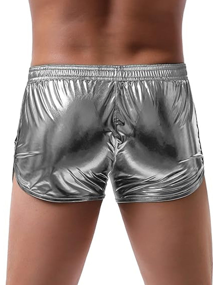 Men's Loose-Fitting Shiny Seamless Shorts