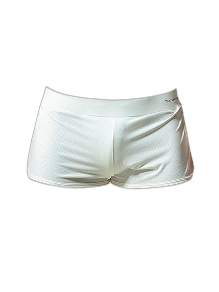 Men's Breathable Mesh Boxer Shorts With Separate Pouch