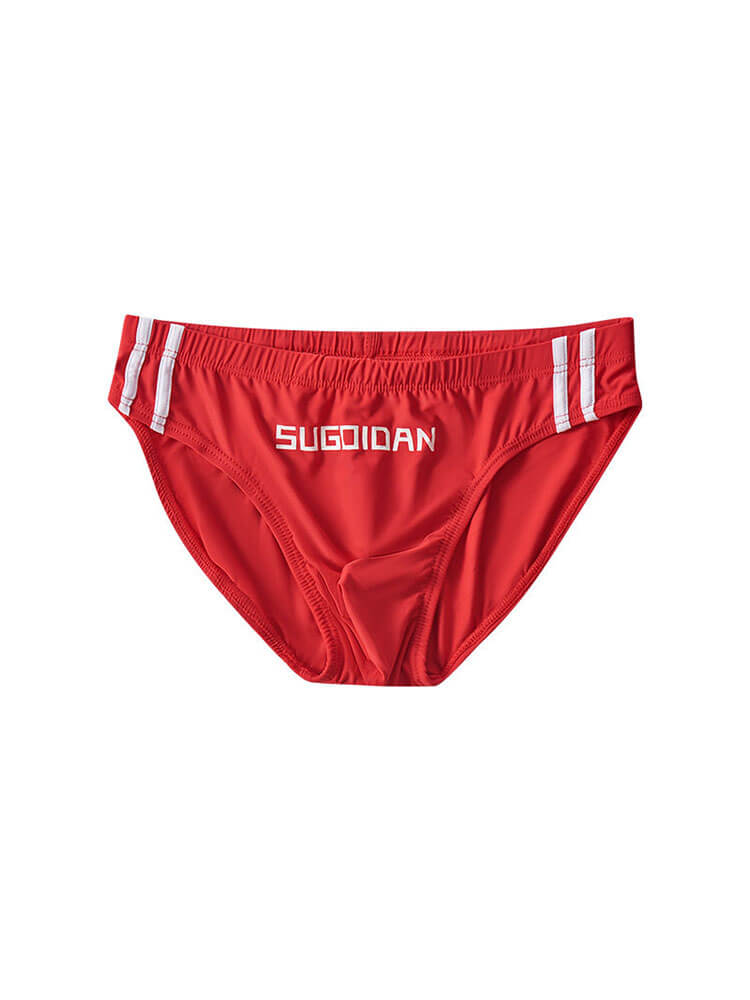 Classic Men's Low-Rise Stretch Nylon Swim Briefs