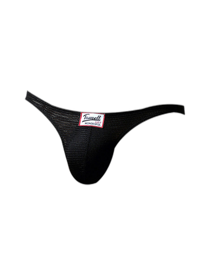 2 Pack Men's Sexy Breathable Mesh Thongs with High Stretch