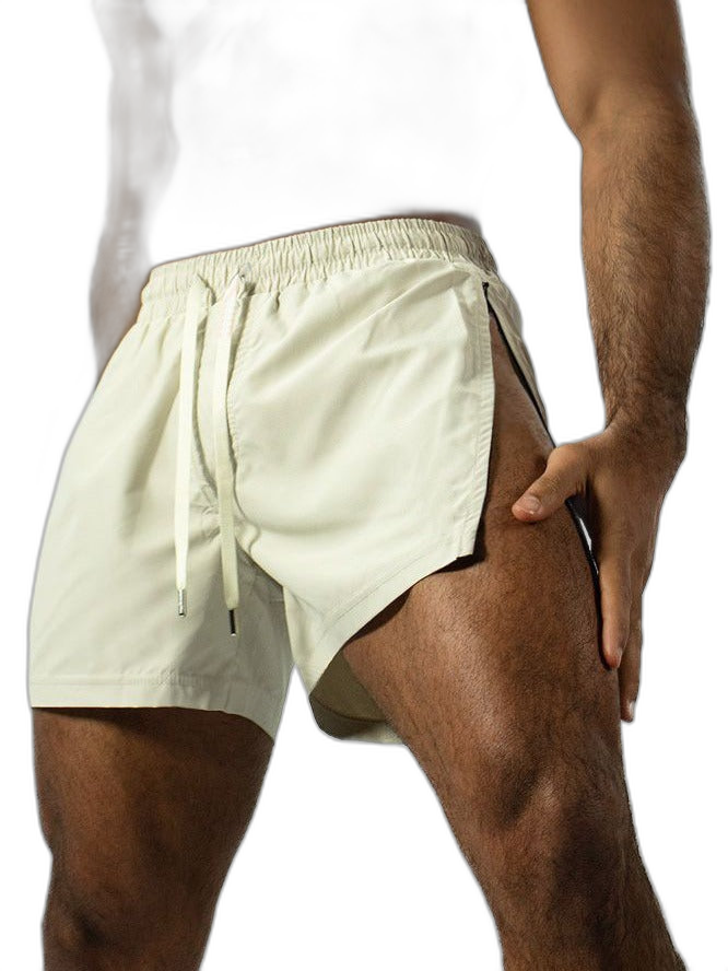 Zippered Running Shorts