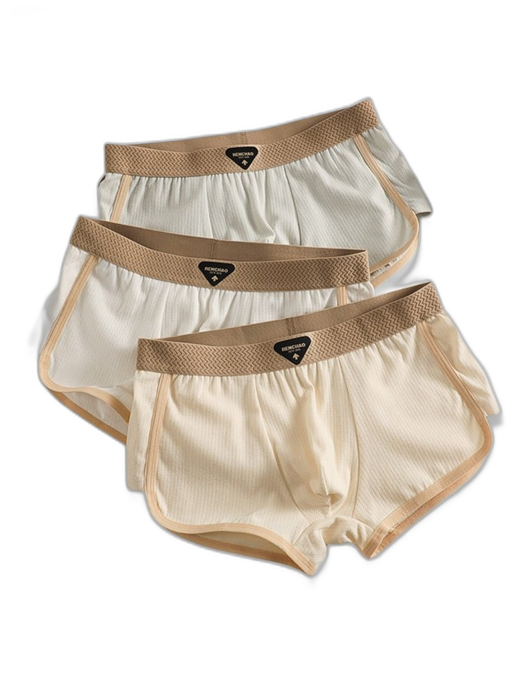 4 Pack Men's Ultra-Soft Premium Cotton Seamless Comfort Trunks