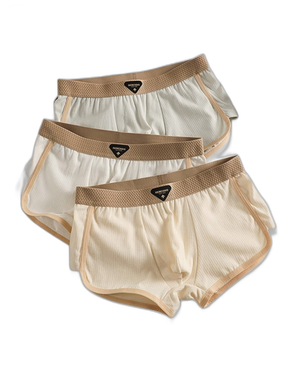 4 Pack Men's Ultra-Soft Premium Cotton Seamless Comfort Trunks