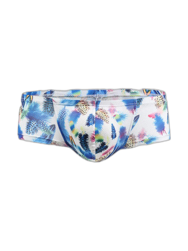 4 Pack Men's U-Pouch Low-Rise Moisture-Wicking Trunks