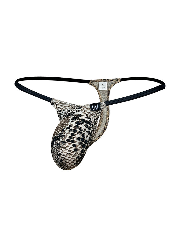 Men's Leopard Camo Prints Low Rise Thong