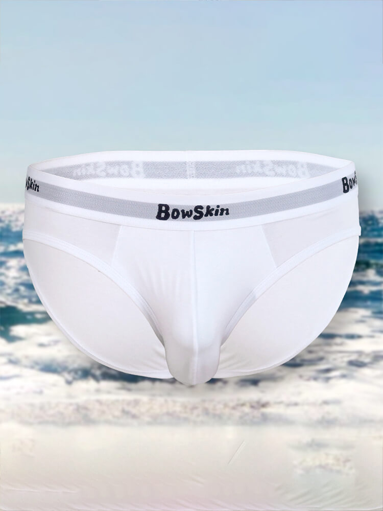 Men's Sexy Stretch U-Convex Pouch Solid Briefs