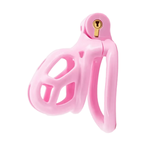 Chastity Cage Sissy Pink