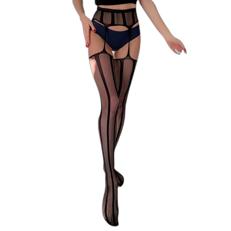 Lace Thigh High Stockings + Suspender Garter Belt